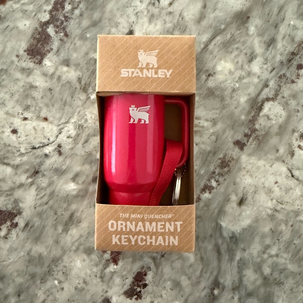 Stanley Red Ornament Keychain